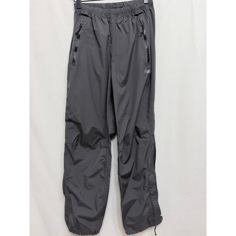 REI Co-op Waterproof Rain Pants Womens Charcoal Gray Ankle Zip Hiking Gear